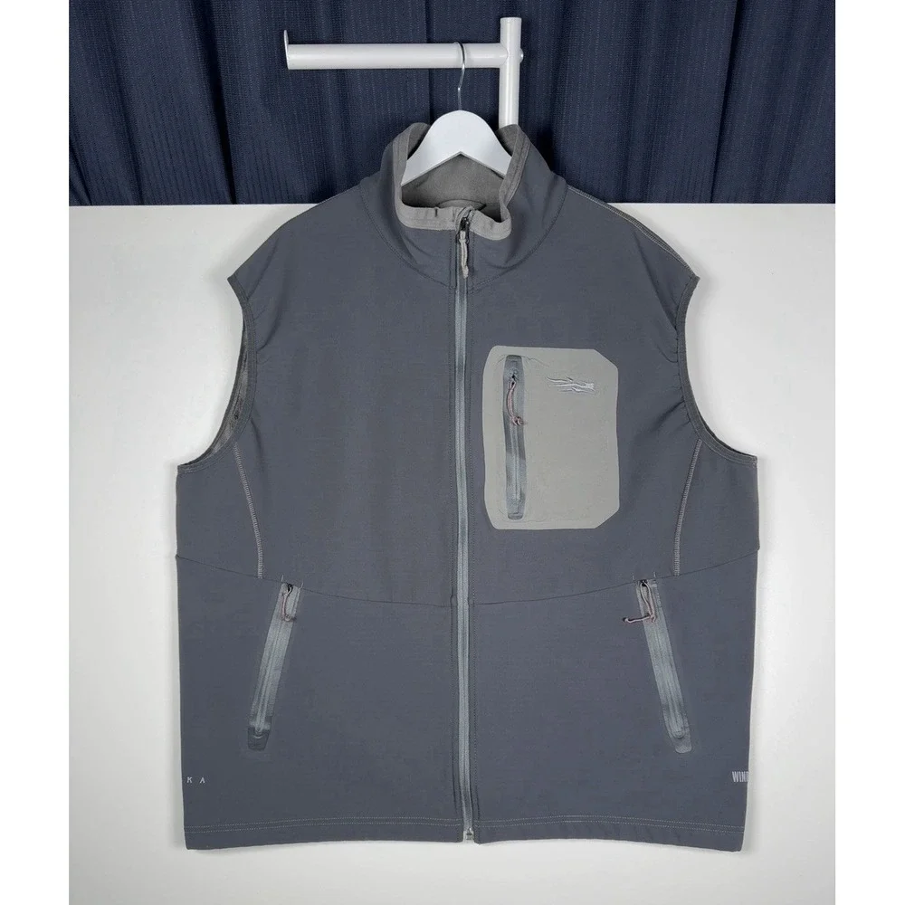 SITKA Jetstream Vest WINDSTOPPER - Granite Gray - Men's 2XL